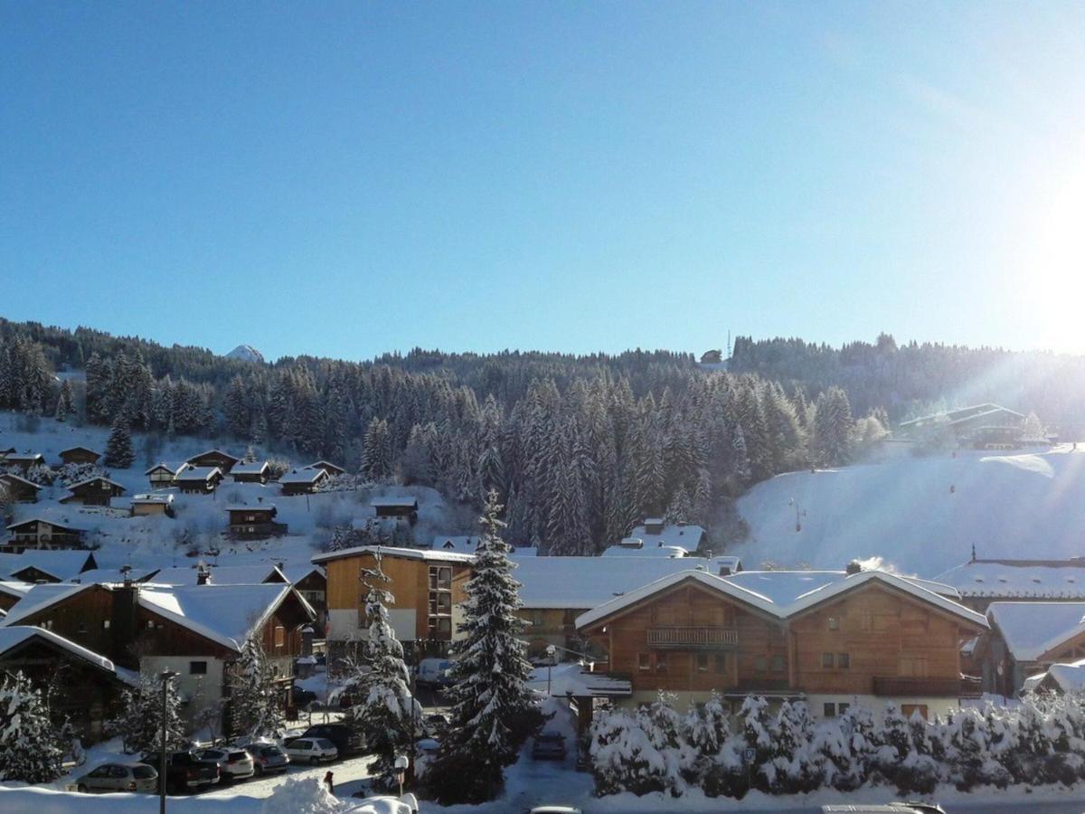 Duplex 3 Pieces Aux Gets, Proche Pistes Avec Parking Et Wifi - Fr-1-598-23 Appartement Les Gets Buitenkant foto