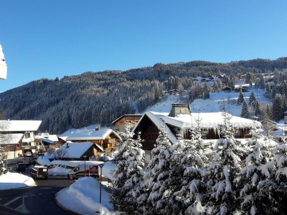 Duplex 3 Pieces Aux Gets, Proche Pistes Avec Parking Et Wifi - Fr-1-598-23 Appartement Les Gets Buitenkant foto