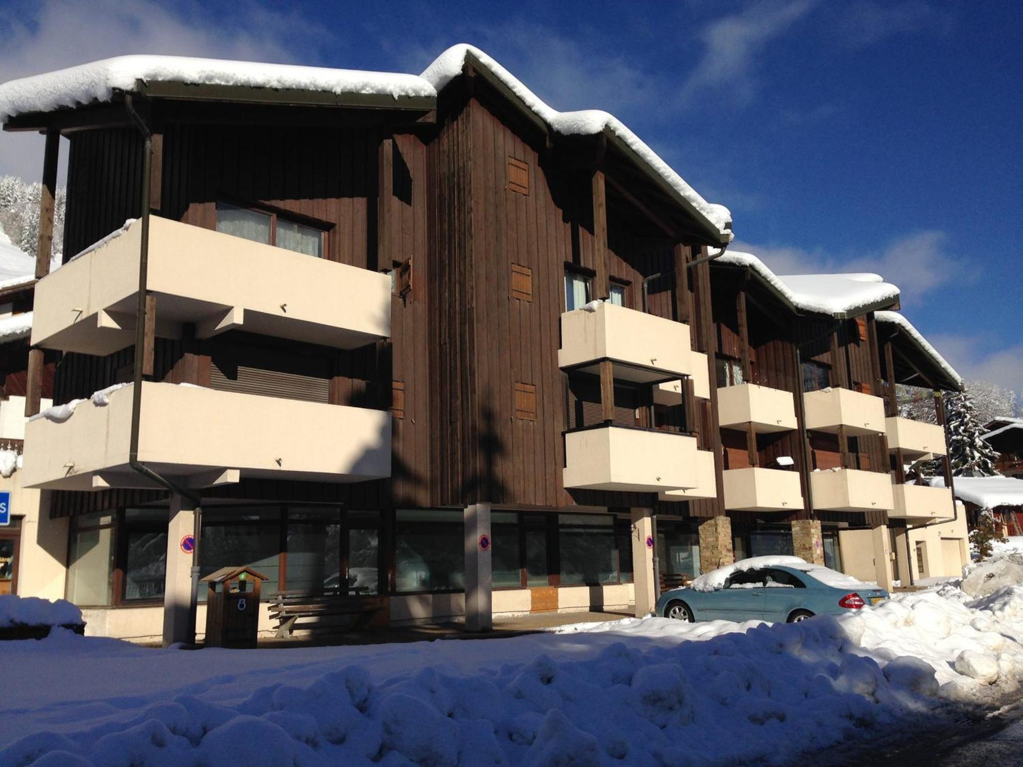 Duplex 3 Pieces Aux Gets, Proche Pistes Avec Parking Et Wifi - Fr-1-598-23 Appartement Les Gets Buitenkant foto