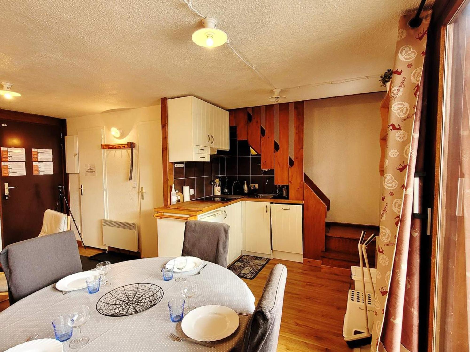 Duplex 3 Pieces Aux Gets, Proche Pistes Avec Parking Et Wifi - Fr-1-598-23 Appartement Les Gets Buitenkant foto