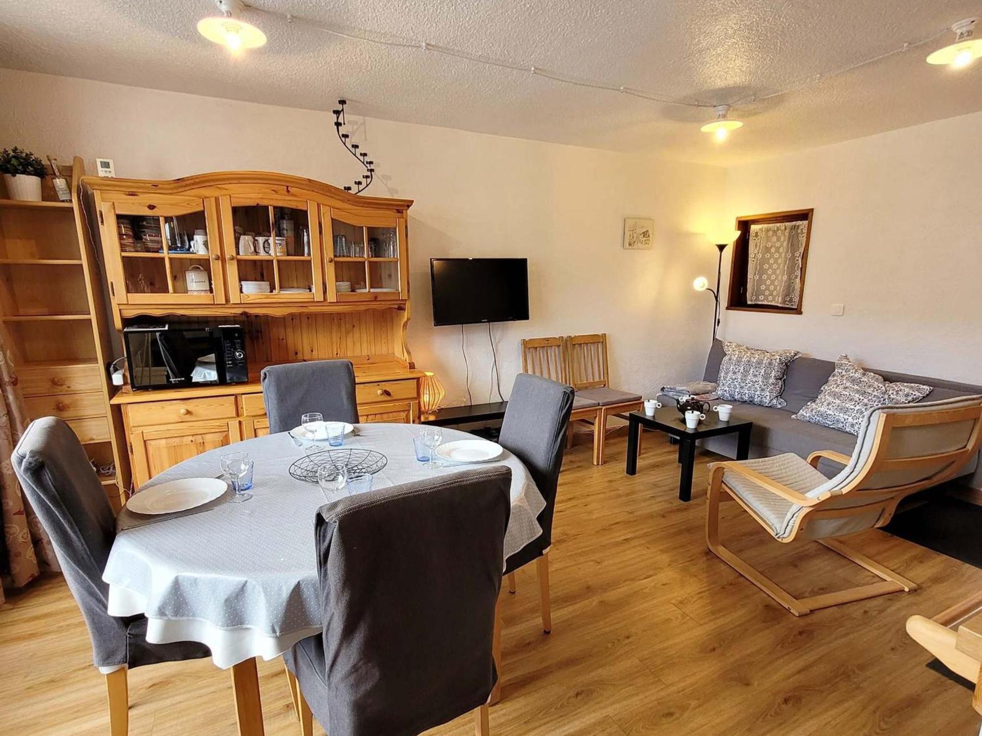 Duplex 3 Pieces Aux Gets, Proche Pistes Avec Parking Et Wifi - Fr-1-598-23 Appartement Les Gets Buitenkant foto